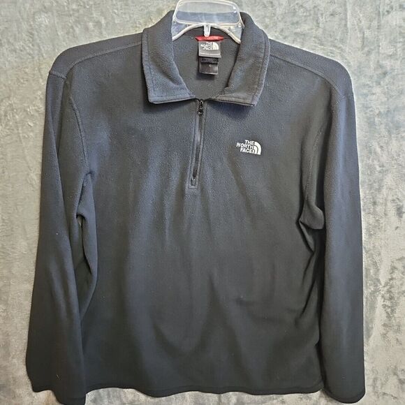 The North Face Other - The North Face Men's Lg 1/4 Zip Black Pullover Fleece Polartec Classic